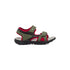 Sandali da ragazzo verde militare e rosso con chiusura a strappo Geox Vaniett, Scarpe Bambini, SKU k286000238, Immagine 0