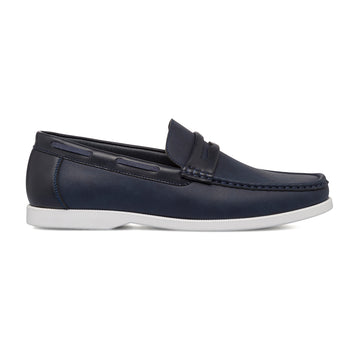 Mocassini casual da uomo blu navy Riflessi Urbani, Mocassini Uomo, SKU m112000298, Immagine 0