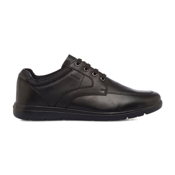 Scarpe casual da uomo nere con logo laterale Geox, Mocassini Uomo, SKU m112000319, Immagine 0