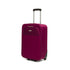 Trolley bagaglio a mano viola prugna in tessuto Govago, Valigie, SKU o911000310, Immagine 0