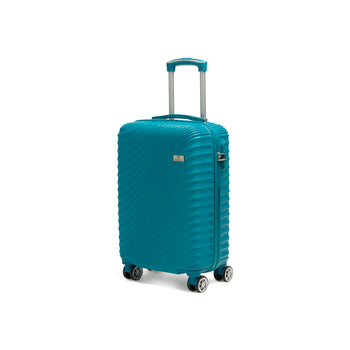 Trolley bagaglio a mano ottanio in ABS Romeo Gigli, Valigie, SKU o912000400, Immagine 0