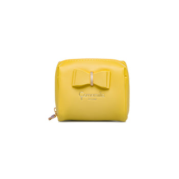 Necessaire M da donna giallo con fiocco Camomilla Milano, Articoli NON in sconto, SKU o933000226, Immagine 0