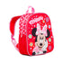 Zaino piccolo da scuola rosa e rosso con dettaglio in rilievo Minnie, Articoli NON in sconto, SKU o942000230, Immagine 1