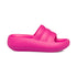 Ciabatte da donna fucsia con platform 6 cm Lora Ferres, Articoli IN SCONTO, SKU p412001229, Immagine 0