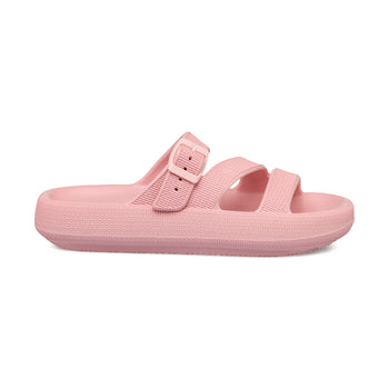 Ciabatte da donna rosa con platform e cinturino Lora Ferres, Ciabatte Donna, SKU p412001231, Immagine 0