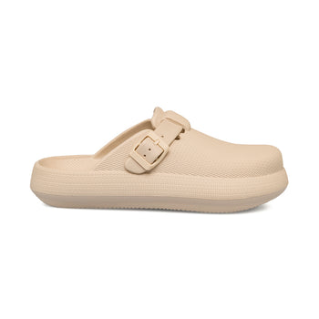 Ciabatte beige da donna con platform Lora Ferres, Ciabatte Donna, SKU p412001244, Immagine 0