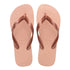 Ciabatte infradito da donna rosa con dettaglio effetto metallizzato Havaianas Top Tiras, Brand, SKU p412001322, Immagine 0