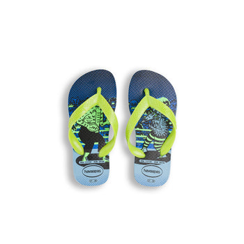 Ciabatte infradito da bambino blu e verdi Havaianas Top Fun, Brand, SKU p432000241, Immagine 0