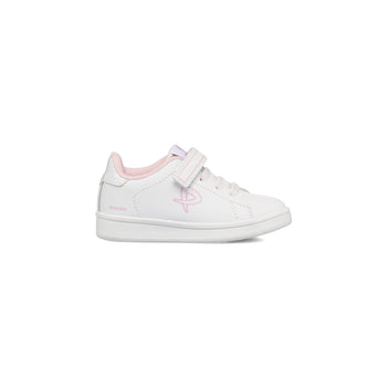 Sneakers bianche primi passi da bambina con dettaglio iridescente P Go, Scarpe Primi passi, SKU s334000173, Immagine 0