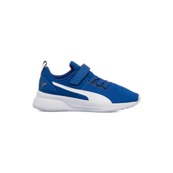 Sneakers blu da bambino in tessuto mesh Puma Flyer Runner V PS, Brand, SKU s341000384, Immagine 0
