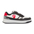 Sneakers bianche nere da ragazzo con logo rosso laterale Ducati Valencia 5 GS, Brand, SKU s352500263, Immagine 0