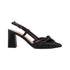 Décolleté slingback da donna nere con tacco a blocco 8 cm Lora Ferres, Donna, SKU w023000117, Immagine 0