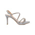 Sandali da donna con tacco a spillo argento con strass e glitter Lora Ferres, Donna, SKU w042001156, Immagine 0