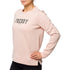 Felpa girocollo rosa da donna con logo glitterato Freddy, Abbigliamento Sport, SKU a711000124, Immagine 0