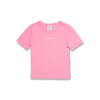 T-shirt rosa da donna con logo Champion, Abbigliamento Sport, SKU a712000188, Immagine 0