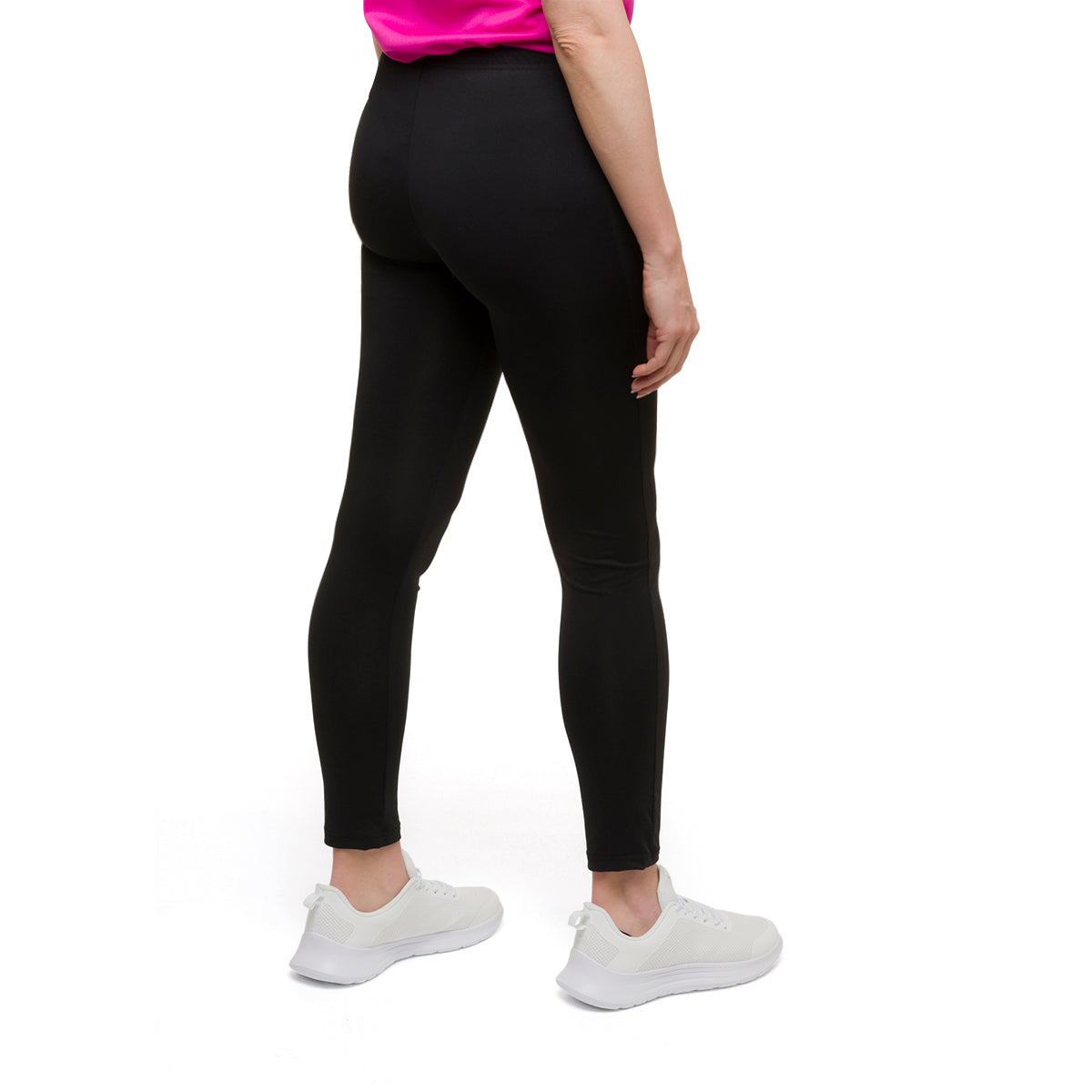 Leggings neri da donna con logo ricamato Givova Slim