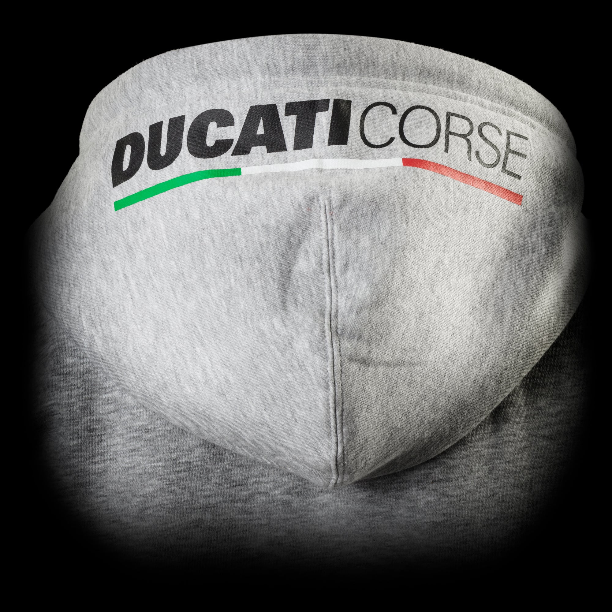 Felpa con cappuccio nera Ducati Corse Austin