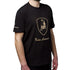 T-shirt nera da uomo con logo sul petto Tonino Lamborghini, Abbigliamento Sport, SKU a722000442, Immagine 0
