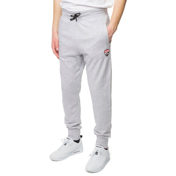 Pantaloni joggers grigi da uomo con logo Ducati Corse Agar Trainer, Abbigliamento Sport, SKU a723000088, Immagine 0