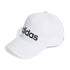Cappellino da baseball bianco con logo nero adidas Daily, Brand, SKU a732000170, Immagine 0
