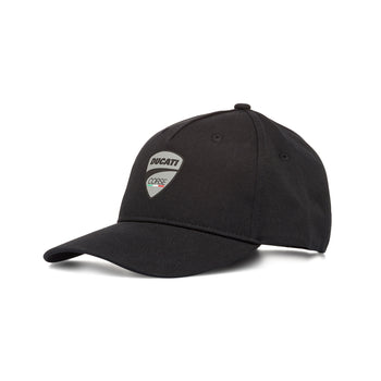 Cappellino da baseball nero con logo grigio Ducati Corse, Brand, SKU a732000186, Immagine 0