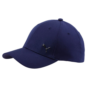 Cappellino blu con logo metallico Puma Metal Cat, Brand, SKU a732000200, Immagine 0