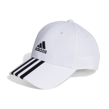 Cappellino da baseball bianco adidas 3-stripes Cotton Twill, Brand, SKU a732000206, Immagine 0