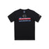 T-shirt nera da bambino con stampa blu e rossa sul petto Champion, Brand, SKU a762000078, Immagine 0