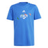 T-shirt blu da bambino adidas UEFA Euro 2024 Italy, Abbigliamento Sport, SKU a762000091, Immagine 0