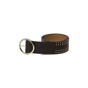 Cintura nera da donna con borchiette Swish Jeans, Borse e accessori Donna, SKU b531000114, Immagine 0