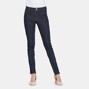 Legg-jeans da donna lavaggio scuro con trattamento all'aloe Carrera Jeans 767, Brand, SKU c369ap211, Immagine 0