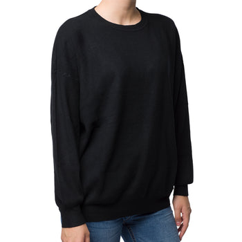 Pullover girocollo nero da donna Swish Jeans, Abbigliamento Donna, SKU c811000103, Immagine 0