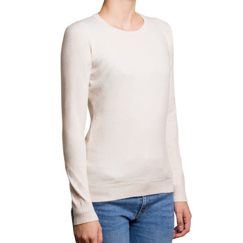 Pullover girocollo beige da donna Swish Jeans, Abbigliamento Donna, SKU c811000211, Immagine 0