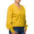 Cardigan corto color senape da donna con chiusura a bottoni Swish Jeans, Abbigliamento Donna, SKU c811000220, Immagine 0
