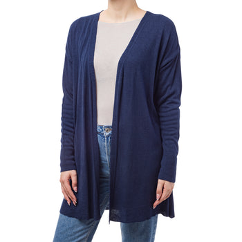 Cardigan blu da donna Swish Jeans, Abbigliamento Donna, SKU c811000254, Immagine 0