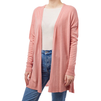 Cardigan rosa antico da donna Swish Jeans, Abbigliamento Donna, SKU c811000255, Immagine 0