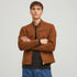 Giacca biker in similpelle marrone da uomo Jack & Jones, Abbigliamento Uomo, SKU c857000002, Immagine 0