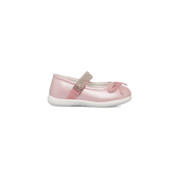 Ballerine primi passi rosa da bambina con strass Le scarpe di Alice, Scarpe Primi passi, SKU k212000042, Immagine 0