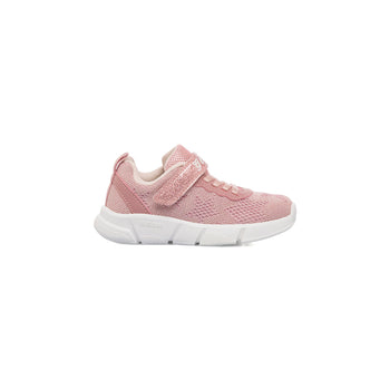 Sneakers traspiranti primi passi rosa in maglia brillante da bambina Geox Aril, Scarpe Primi passi, SKU k213000136, Immagine 0