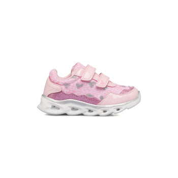 Sneakers rosa da bambina con luci nella suola Le scarpe di Alice, Scarpe Bambini, SKU k222000319, Immagine 0