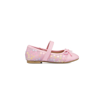 Ballerine rosa da bambina con fiorellini Le scarpe di Alice, Ballerine da Bambina, SKU k223000079, Immagine 0