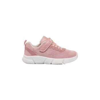 Sneakers traspiranti rosa in maglia brillante da bambina Geox Aril, Scarpe Bambini, SKU k223000091, Immagine 0