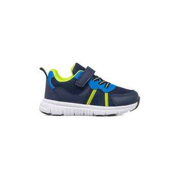 Sneakers blu navy da bambino con dettaglio fluo Birilli&Monelli, Scarpe Bambini, SKU k252000296, Immagine 0