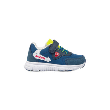 Sneakers blu navy da bambino con logo laterale Ducati, Brand, SKU k262000309, Immagine 0