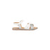 Sandali bianchi da bambina con fascetta glitterata Le scarpe di Alice, Scarpe Bambini, SKU k283000379, Immagine 0