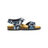 Sandali blu con stampa mimetica Weep & Smile, Scarpe Bambini, SKU k286000038, Immagine 0