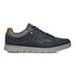 Sneakers blu navy in pelle con dettagli marroni Glams, Uomo, SKU m111000070, Immagine 0