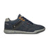 Sneakers blu navy in pelle con dettagli grigi Glams, Uomo, SKU m111000072, Immagine 0