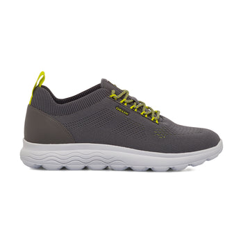 Sneakers traspiranti grigie da uomo in tessuto mesh Geox Spherica, Sneakers Uomo, SKU m111000243, Immagine 0