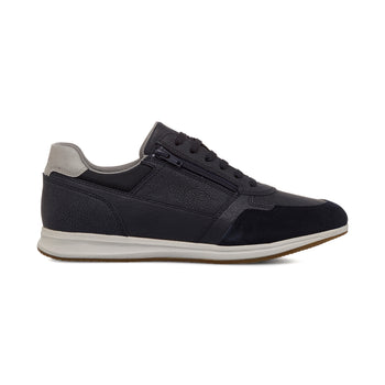 Sneakers traspiranti blu navy da uomo in nabuk Geox Avery, Sneakers Uomo, SKU m111000252, Immagine 0